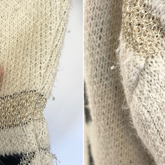 GORGEOUS TRIBAL PRINT OPEN FRONT FRINGED SWEATER! - Picture 16 of 17